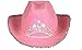 Rhode Island Novelties - Blinking Pink Tiara Cowboy Hat (Child)
