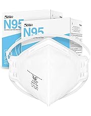 NIOSH Approved N95 Mask Particulate Respirator - Pack of 20 Face Masks - Universal Fit
