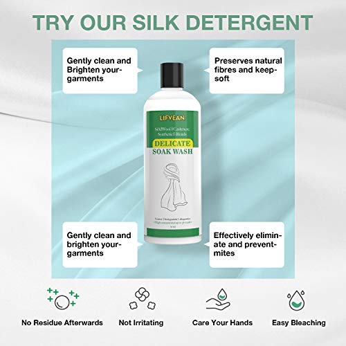 LIFVEAN Delicate Wash Laundry Detergent Highly Concentrated Natural Liquid Delicate Laundry Care