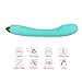 YISSDA Heated Vibrators Trigger Point, Warming Function Vibe with 8 Modes Rechargeable, Waterproof Vibrator, Cyan