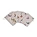 Pack of 12 Butterfly Burlap Drawstring Gift Bags for Party Wedding Favors Giveaways, Cotton Linen Candy Pouch Jute Sack Jewelry Bag (13x18cm)