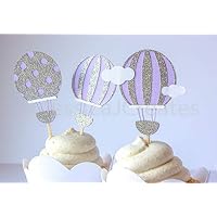 Cupcake Toppers - Hot Air Balloon Cupcake Toppers - Hot Air Balloon - 12 ct