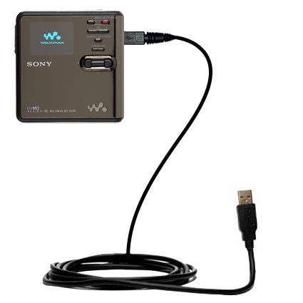 Gomadic Classic Straight USB Cable for The Sony MD Walkman MZ-RH with Power Hot Sync and Charge Capabilities - Uses TipExchange Technology - Thumbnail 4