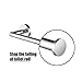 Paladinz Chrome Stainless Steel Toilet Paper Holder Roll Holder Screws Mounting for Bathroom and Kitchen Accessory Round Silver 304 Stainless Steel 20 Years Warranty