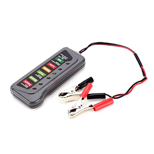 Topfire 12V Digital Battery Alternator Tester Car Vehicle Diagnostic Tool Motorcycle LED Lights Display Battery Tester