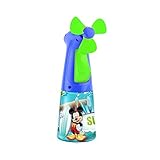 O2COOL Licensed Mickey Mouse Misting Fan, Handheld Misting Fan, Battery Operated Fan, Water Spray Fan, Mini Portable Desk Fan, Personal Cooling Fan for Outdoor, Fine Mist Sprayer