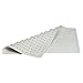 Rubbermaid Commercial 24-Inch Length x 14-Inch Width, White Color, Rubber Medium Safti-Grip Bath Mat (FG703504WHT)