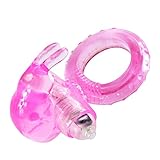 Adult S-ex Toys for Couples - Vibrating Delay Ring - Prolong S-exual Life Time - Massage Vibrating C-ock Ring - Stretchy P-enis Ring - Stimulation C-litoris for Women