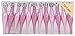 12 x 9cm Baby Pink / Blush Pink Glitter + Matt Droplet Christmas Tree Ornaments