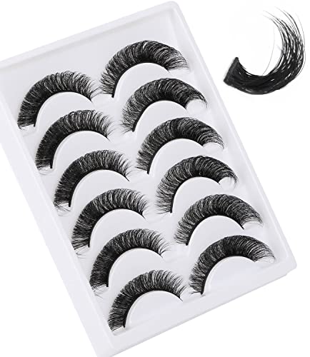 False Eyelashes Wispy Fuax Mink Lashes D Curl