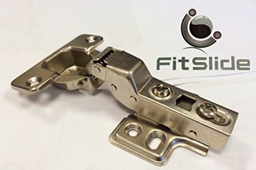 Fitslide F3-9 Concealed Inseparable Soft Close Hydraulic Half Overlay Hinges for Frameless Cabinet