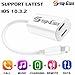 SINGB Splitter and Lightning Adapter Dual Headphone Jack Audio and Charge Cable for IPhone 7/7 Plus