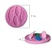 SK 4 Cavity 3D Feather Shape Silicone Cake Mold Chocolate Soap DIY Mold Baking-Small 3.4