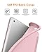 DTTO for iPad 10.2 Case, fits 2020 iPad 8th Generation Case/2019 iPad 7th Generation Case, Ultra Lightweight Slim Protective Soft Back Cover Smart Trifold Stand [Auto Sleep/Wake], Rose Gold