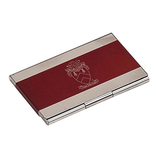 Gamma Sigma Sigma Crest Business Card Holder Red