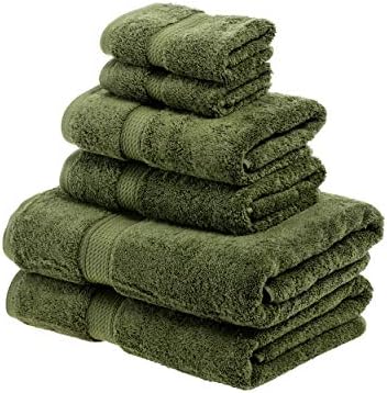 Home City 100 Cotton Towel Set Forest Green Towel Amazon Co Uk Kitchen Home