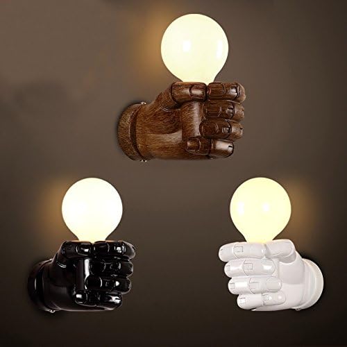 Camera Cafe Regali Di Natale.Lina Regali Di Natale Di Halloween Faust Resina Lampada Da Comodino Camera Da Letto Decorare Il Cafe Negozio Di Abbigliamento Lampada Da Parete Mano Destra Nero Amazon It Illuminazione