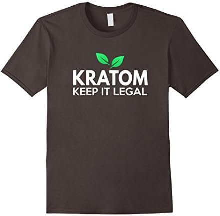 Men's Kratom Keep It Legal T Shirt XL Asphalt