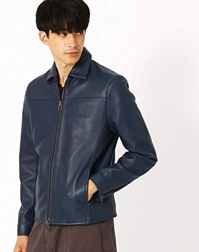 Amazon コムサイズムメンズ Comme Ca Ism シープナッパ レザーブルゾン ネイビー 09 M コート ジャケット 通販