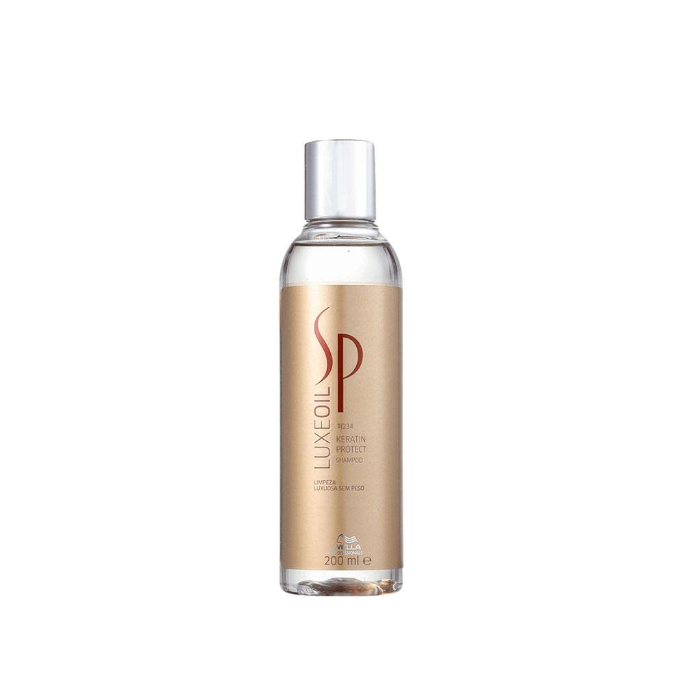 Wella System Professional - Shampoo Luxe Oil Keratine Protect - Line SP Luxe Oil Collection - 200 ml