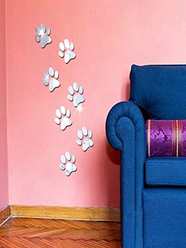 Amazon Com Jeash 7pcs Dog Footprint Decoration Home Room Art Diy