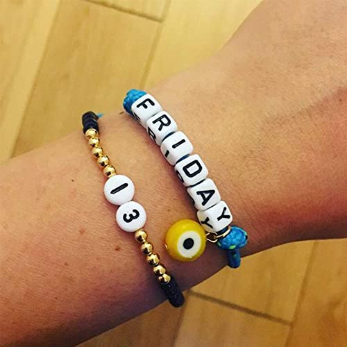 Quefe 1440pcs Acrylic Letter Beads White Cube Sorted Alphabet Beads for Jewelry Making, Bracelets, Necklaces, Key Chains (6 x 6mm)