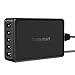 Tronsmart 54W 5-Port USB Charger with Quick Charge 2.0 Technology - Black