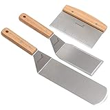 Professional Metal Spatula Set - Stainless Steel