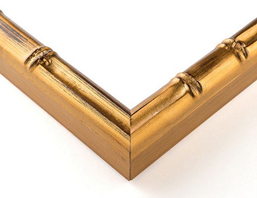 Heart and Love Gold Wood Picture Frame With Heart Double Mat For 4x6 Photo detailed image 5