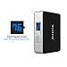 MAXOAK Mini Portable Charger 5200mah External Battery Power Bank with Led Flashlight and Digitron Power Display for Iphone 6 Plus 5s 5c 5 4s Samsung Galaxy S6 S5 S4 S3 iPad Tablets More-black