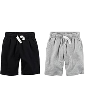 Carters Toddler Boys 2 Pack Pull-On French Terry Soft Shorts
