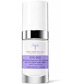NOVA DERM INSTITUTE Eye Cream for Dark Circles & Puffiness – Anti-Aging Under Eye Cream with Peptides & Hyaluronic Acid, Non-Comedogenic, 0.5 oz