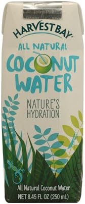 Harvest Bay All Natural Coconut Water, 8.45 Ounce - 12 per case.