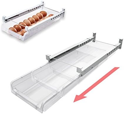 Fridge Sliding Drawer Egg Organizer Freezer Multi Eggs Storage