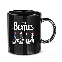 AOOEDM Losykomodo noël le #Beatles Santa Hat Abbey Road tasse à café drôle pour femmes et hommes tasses à thé - Les Beatles, Paul McCartney, John Lennon, RIngo Starr, George Harrison
