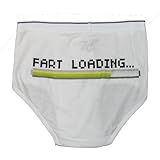 FART LOADING Whitey Tighty Novelty Underwear / Funny Gag Briefs
