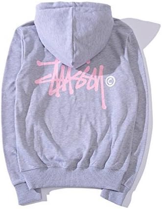 Amazon Stussy ステューシー パーカー 長袖 トレーナー レディース メンズ パーカー 男女兼用 2色 グレー L トレーナー パーカー 通販