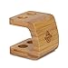 Eco-Friendly Bamboo Toothbrush Holder for Oral B Toothbrush Heads (Important - This Holder Does NOT fit iO Heads). Plastic-Free, Eco-Friendly, Hand-Made Electric Toothbrush Head Holder
