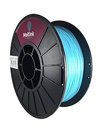 MeltInk3D PLA 1K175GLA05   Filamento para impresora 3D azul agua que brilla en la oscuridad Ø 1.75 mm, 1 kg (2.2 libras), fabricado en EE. UU., precisión de las dimensiones: ± 0.05 mm PLA 1 kg 1.75  Brillante