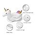 Kemuse Inflatable Unicorn Baby Pool Float Swimming Ring For Age 6-48 Months With Bath Toys & Storage Bag
