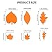 Konsait Bulk 540pcs Thanksgiving Foam Stickers,Fall Leaf Stickers Adhesive Foam Maple Leaves Stickers Art Craft Scrapbooks Supplies Thanksgiving Autumn Party Decoration