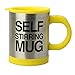 OliaDesign Self Stirring Coffee Mug Electric Stir Stainless Steel Automatic Self Mixing Cup