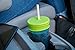 O-Sip! Silicone Straw Lids - (Pack of 3) - BPA Free & Phthalate - Fits Virtually any Glass, Mason Jar, or Cup - Makes Kids Drinks Spill-Proof, Reusable, Durable - ModFamily