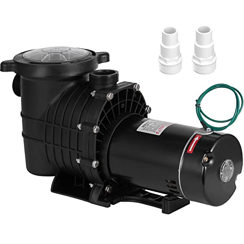 TOPDEEP 2HP Pool Pump Inground, Self Primming pool pump above ground ...