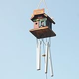 Wind chimes Deliver Rich, Full, Relaxing Tones Chimes 22" Big houses Anwing Amazing Grace - Best Large Wooden Wind Chime For Outdoor Patio - Home decor accents - Outdoor decorate chime (BHWL 22")
