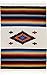 El Paso Designs Beautiful Mazatlan and San Miguel Blanket- 60 inch by 84 inch Heavy Weight, Hand-Woven Blanket with Intricate Mexican Saltillo Diamond (Mazatlan)