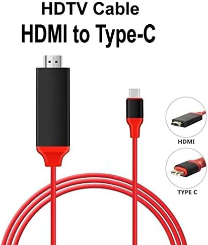 MOBIRON Classic Type C to HDMI HDTV 1080P Audio Video Adapter MHL Cable for Universal Micro USB Type C Adapter with Type C to HDMI, USB C to HDTV Cable Compatible with All Type C Enabled Smartphones