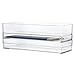 STORi Clear Plastic Desk Drawer Organizers | 6 Piece Set