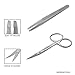 Grooming Kit - Nail and Skin Care Set - Comes with Fine Tweezers, Blackhead Remover, Ingrown Hair Extractor and Scissors with sleek Case -Great Gift Idea