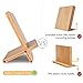 BAYKA Knife Block Magnetic Knife Holder with Powerful Magnet, 100% Pure Bamboo Large Capacity Knife Organizer Block, Double Side Strongly Magnetic Kitchen Utensil Display Stand